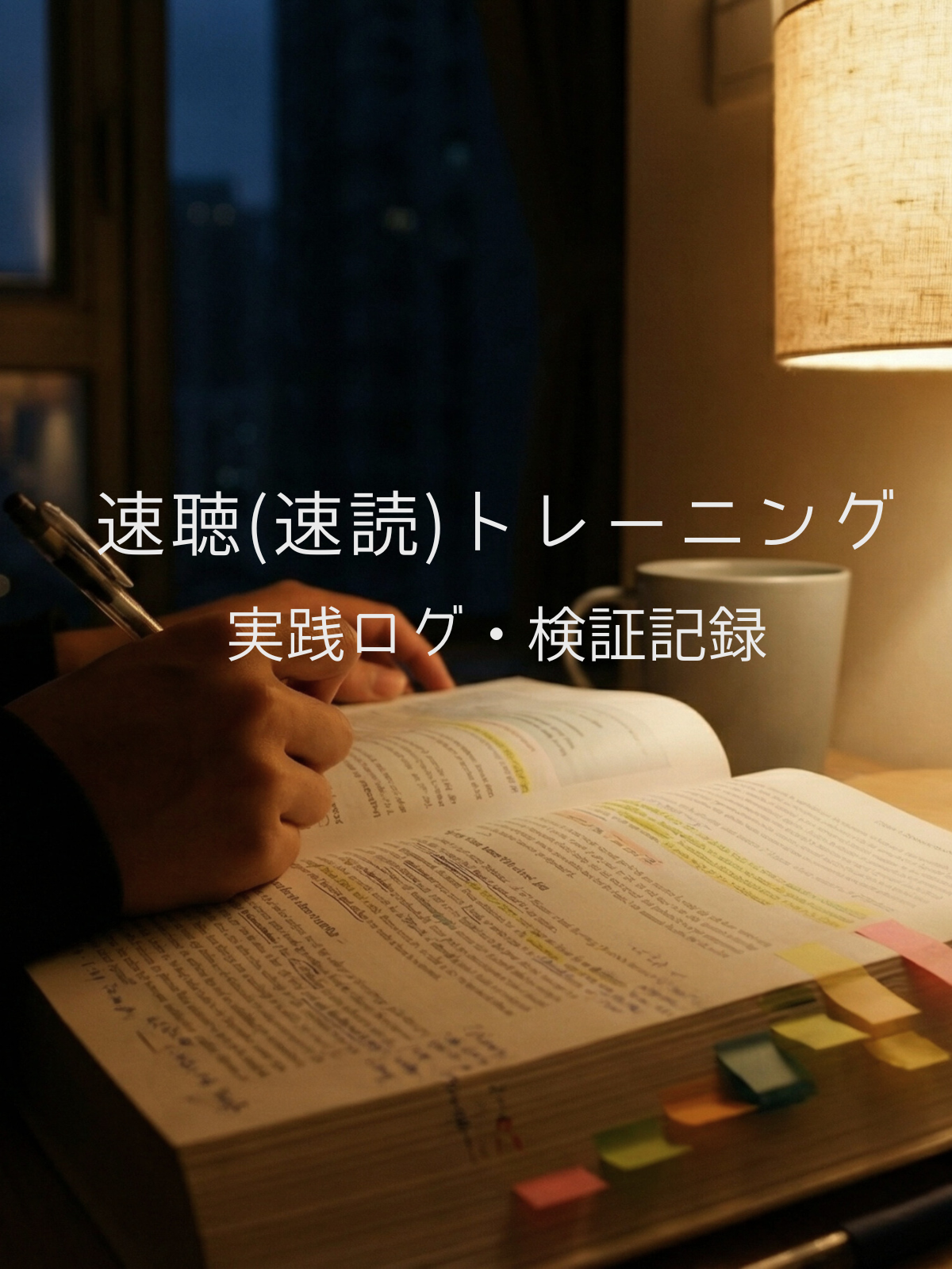 実践ログ01｜速聴・速読トレーニング